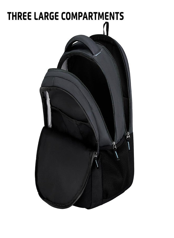Safari Impact 35L Laptop Backpack Bag for Men & Women, School Bag for Boys & Girls, Ideal for Office/School/College, 3 Compartment Backpack with Rain Cover, Bottle Holder, & Organizer, Grey - Image 4