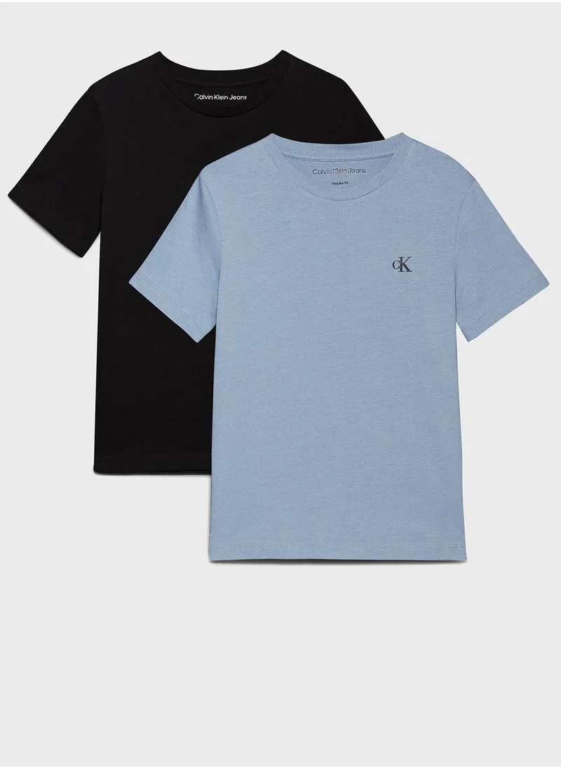 Calvin Klein Jeans Kids 2 Pack Logo T-Shirt