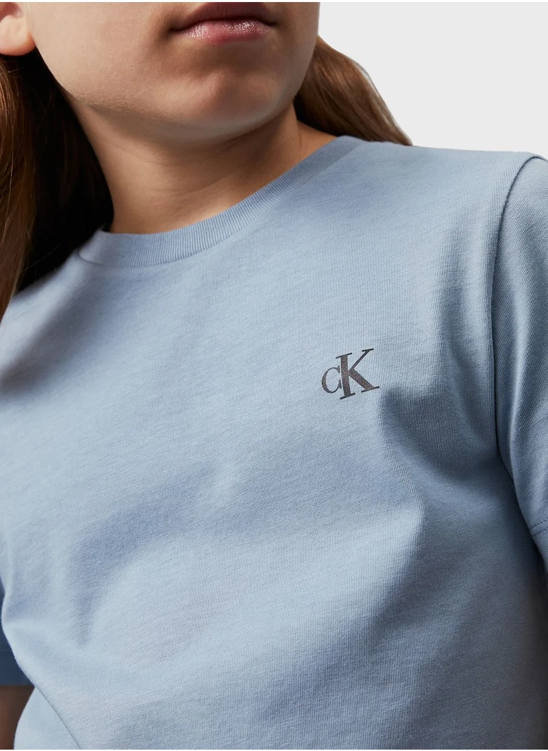 Calvin Klein Jeans Kids 2 Pack Logo T-Shirt