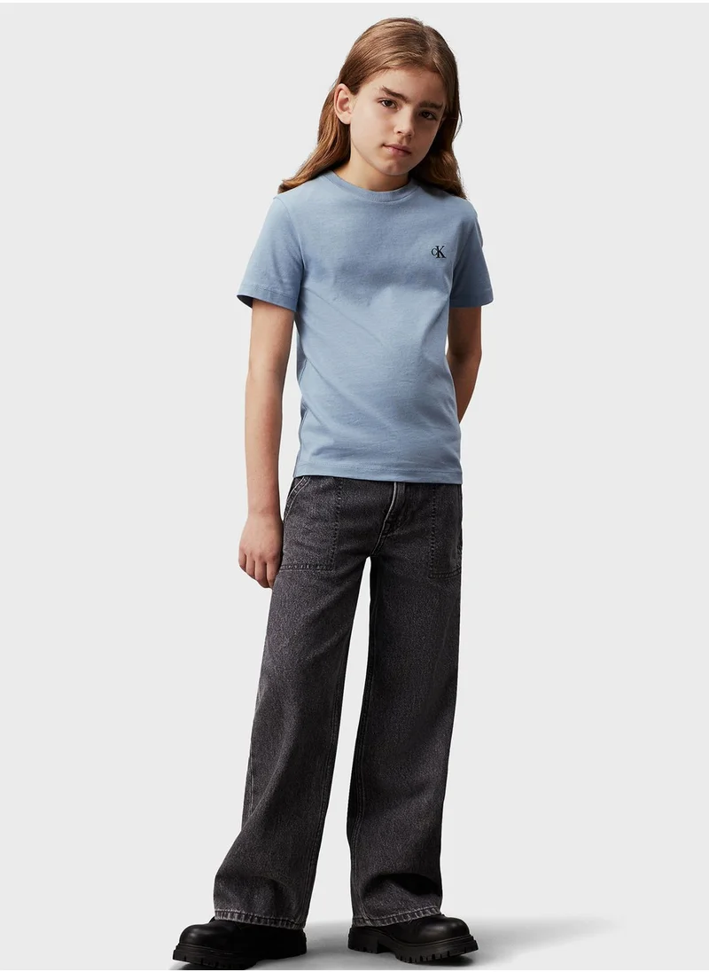 Calvin Klein Jeans Kids 2 Pack Logo T-Shirt