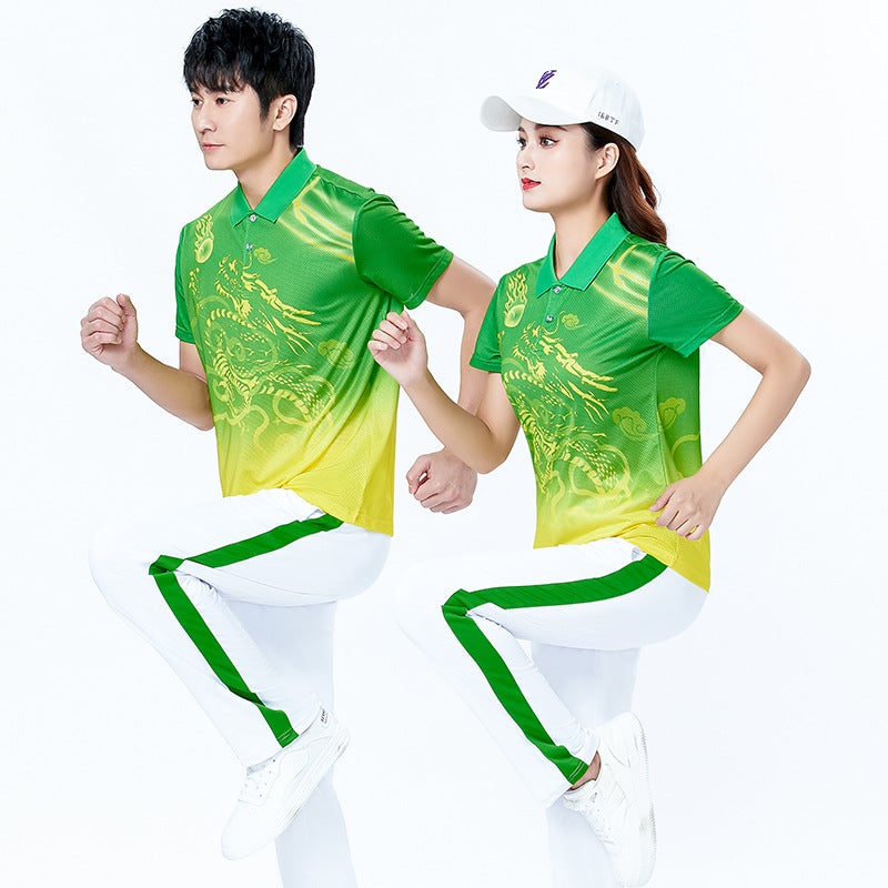 Walking Leisure Sports Suit Women'S Running Sportswear Men'S Plus Size Jiamusi Aerobics Suit - Image 4