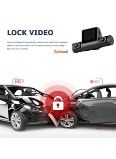 FPC M80 Four-Channel Dash Cam Driving Recorder HD 1080P Front Inside Rear View Infrared Night Vision Car Charge Reversing Camera  - Image 4