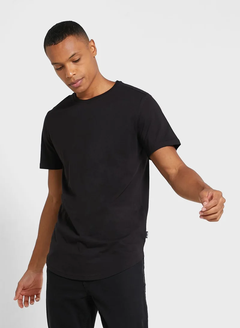 Only & Sons 5 Pack Essential Crew Neck T-Shirt