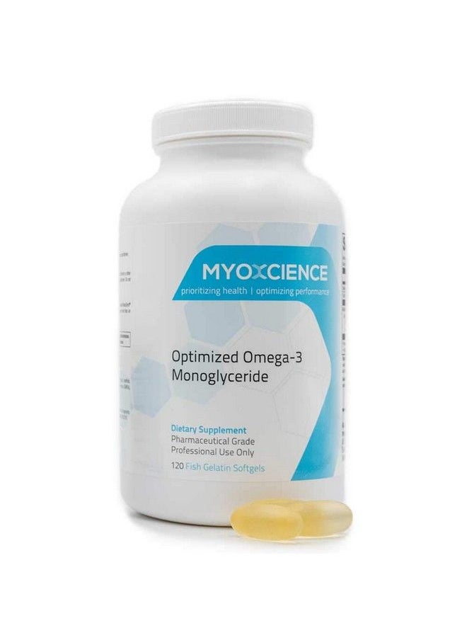 MYOXCIENCE - Monosorb 1300 ; Extra Strength Fish Oil ; 600 Mg Epa ; 260 Mg Dha ; Monoglyceride Form ; Ifos Certified ; Enteric Coated ; Small 60 Caps - Image 1