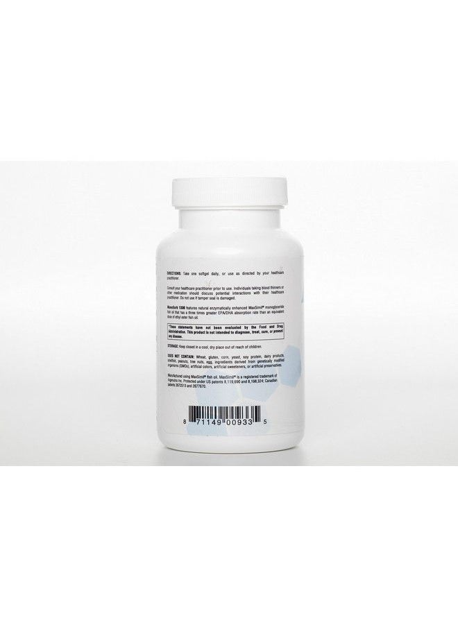 MYOXCIENCE - Monosorb 1300 ; Extra Strength Fish Oil ; 600 Mg Epa ; 260 Mg Dha ; Monoglyceride Form ; Ifos Certified ; Enteric Coated ; Small 60 Caps - Image 1