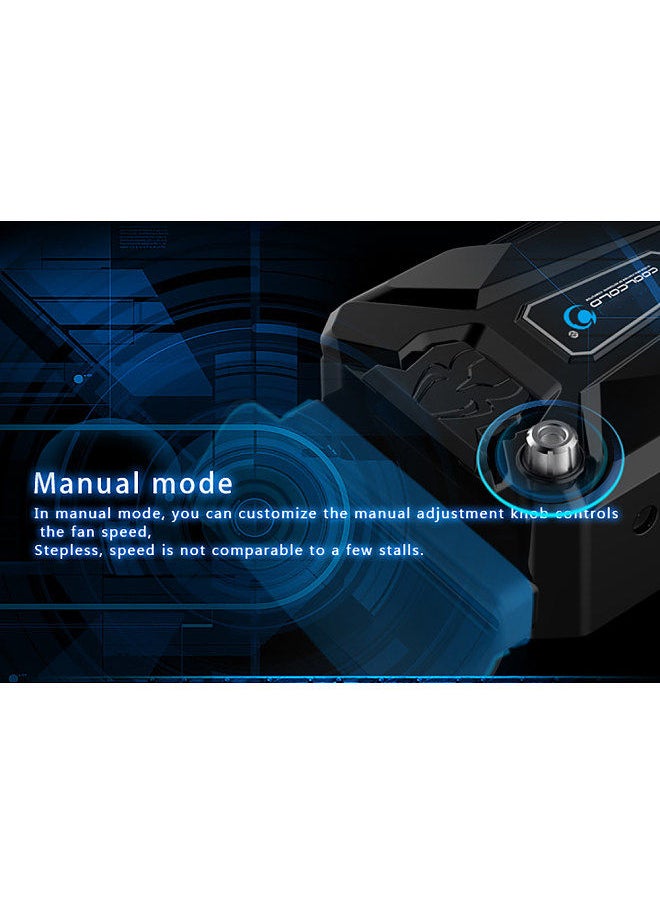 COOLCOLD K27 Portable Notebook Laptop Cooler USB Air Extracting Cooling Vacuum Fan Radiator  - Image 5