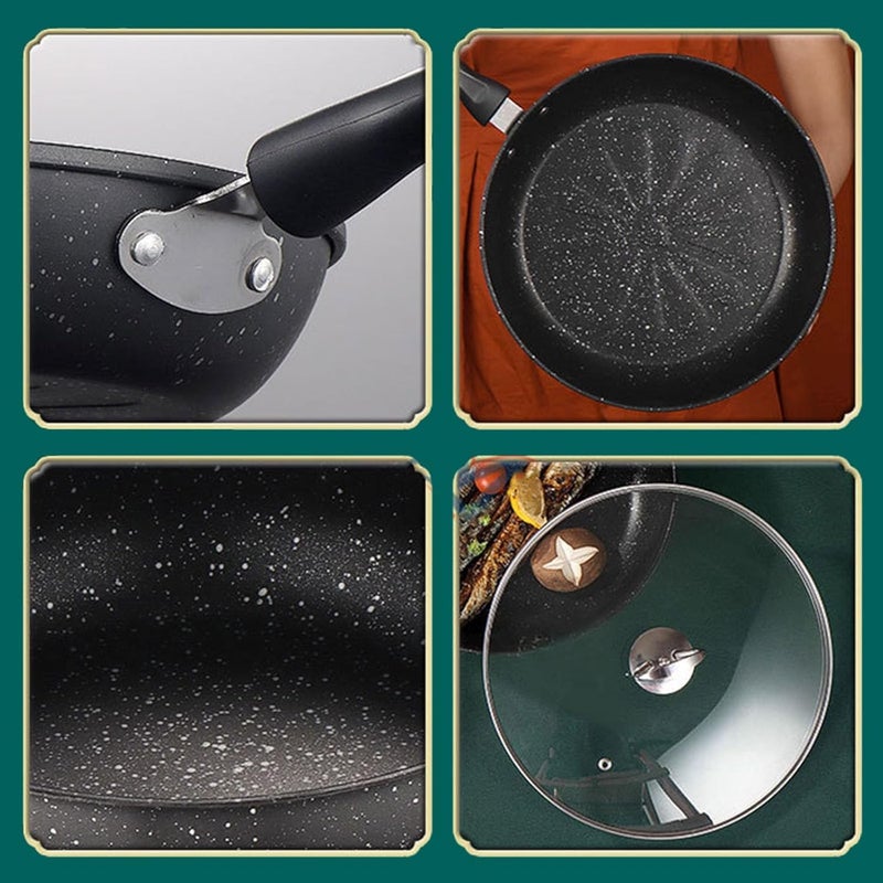 Flat Bottom Pans Nonstick Frying Pans Cooking Pots Skillets Omelette Pans Steak Cooking Stove Skillets Cookware Dura - Image 5