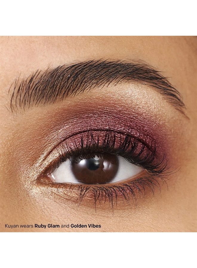 Almay Velvet Foil Cream Shadow, Ruby Glam, 0.36 fl. oz, metallic eyeshadow - Image 5