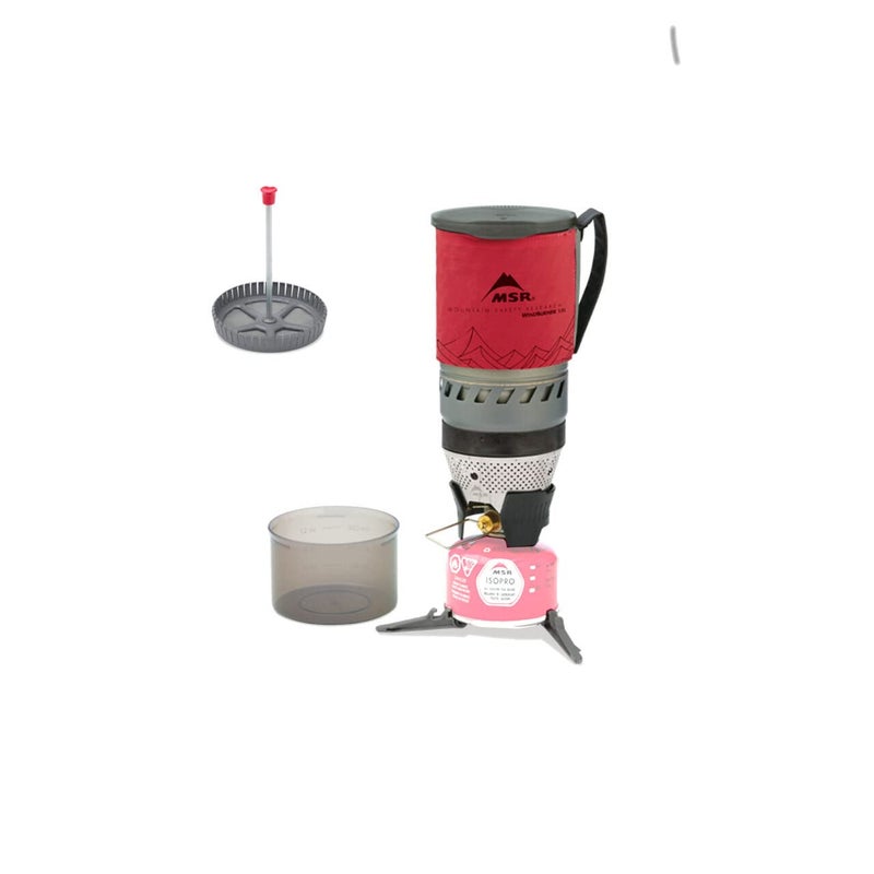 MSR WindBurner Personal Windproof Camping and Backpacking Stove System, Red - Image 3
