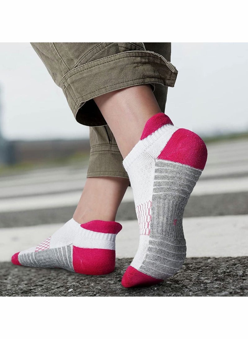 KASTWAVE Athletic Running Socks, Low Cut Cushion Running Socks - Image 4