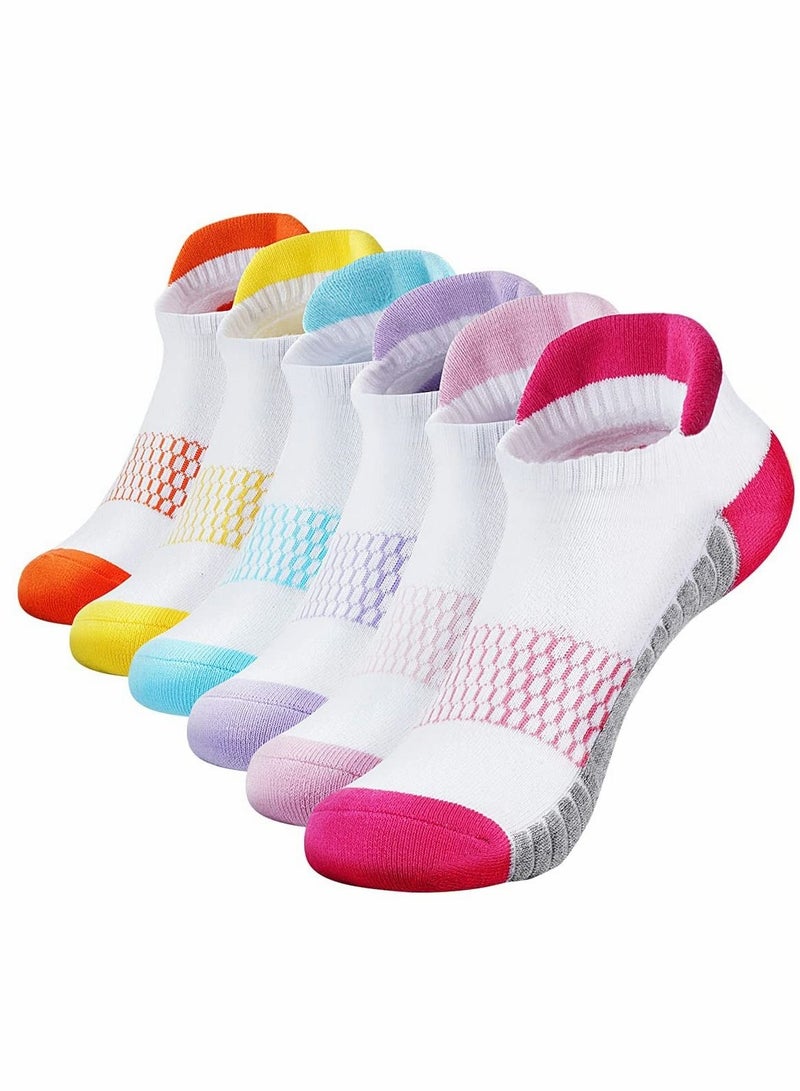 KASTWAVE Athletic Running Socks, Low Cut Cushion Running Socks - Image 1