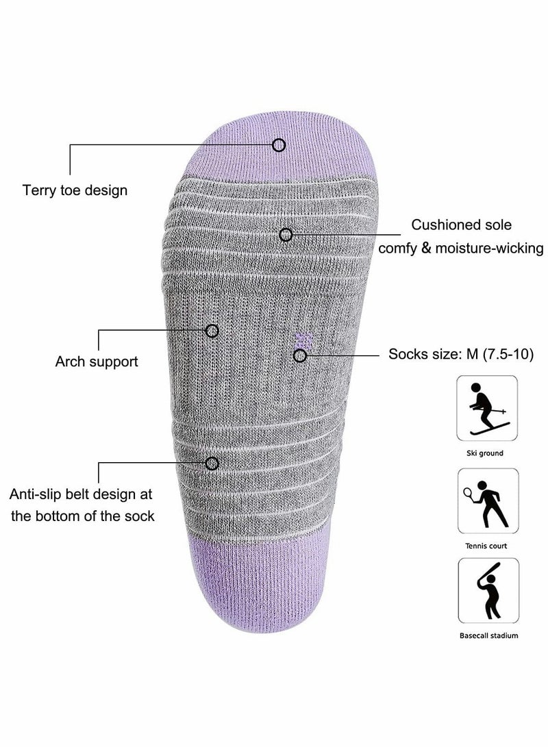 KASTWAVE Athletic Running Socks, Low Cut Cushion Running Socks - Image 3