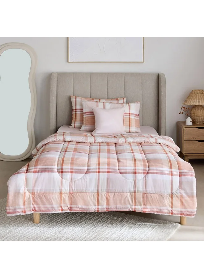 هوم بوكس طقم لحاف قطن مطبوع Madison Hazel 5 قطع 220 × 160 سم