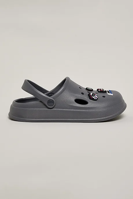 R&b Charm Detail Slingback Clogs