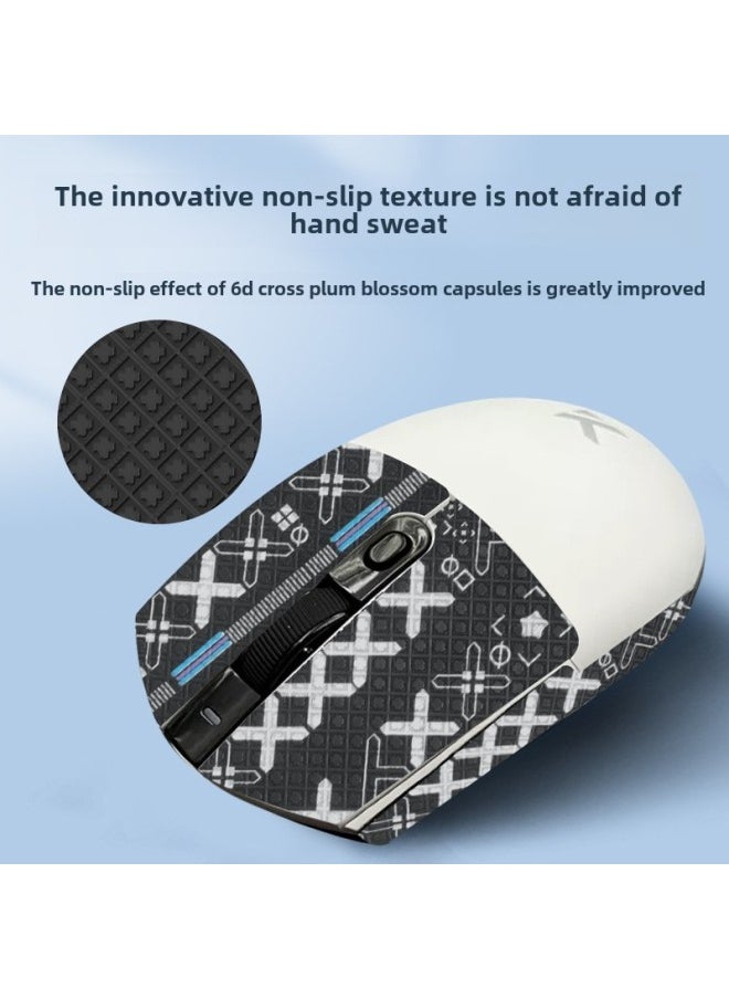Generic - For Mai From G3 Mouse Anti-slip Stickers G3Pro Stickers Max Sweat-absorbent Stickers Ultra Anti-slip Stickers Special Full Package-Color: One Red Printed Mouse Sticker - Image 1