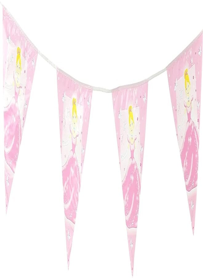 Party Party Princess Print Party Banner - Multi Color 