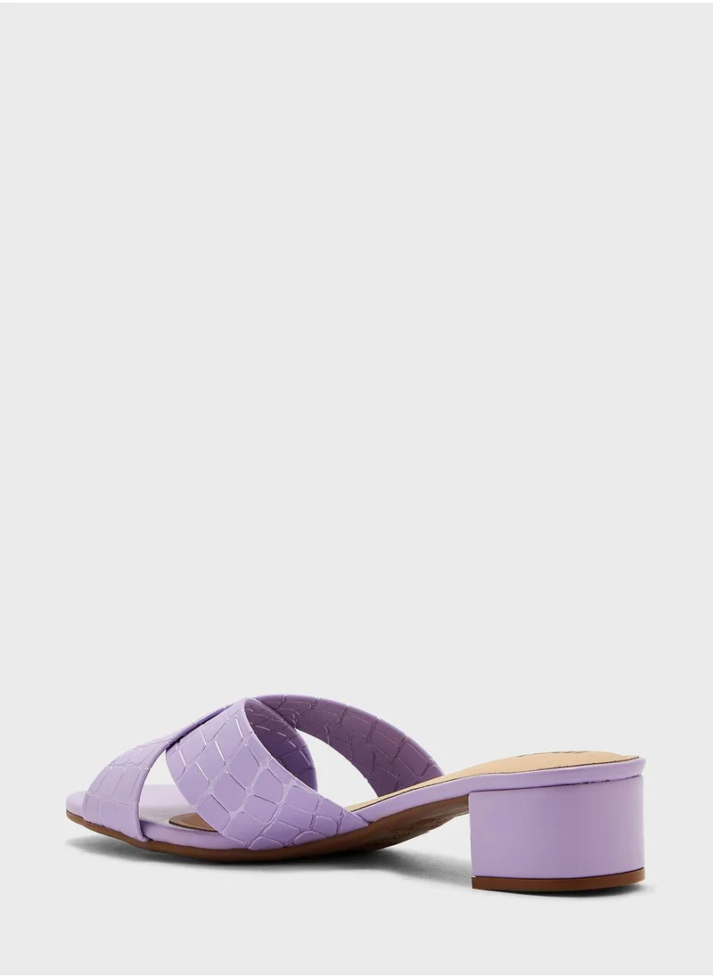 MOLECA Multi Strap Mid Heel Sandals