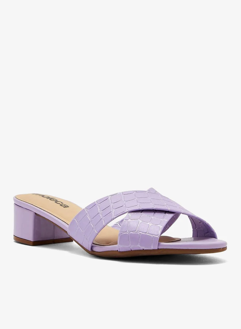 موليكا صنادل بكعب متوسط للنساء - صنادل بكعب مفتوح من الخلف للبنات مع رباط للكاحل