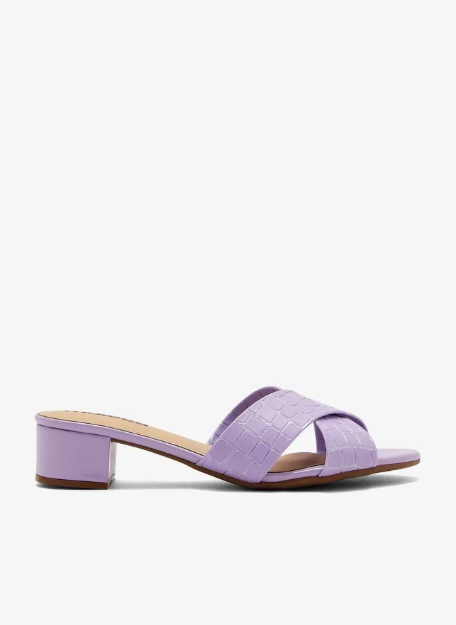 موليكا صنادل بكعب متوسط للنساء - صنادل بكعب مفتوح من الخلف للبنات مع رباط للكاحل