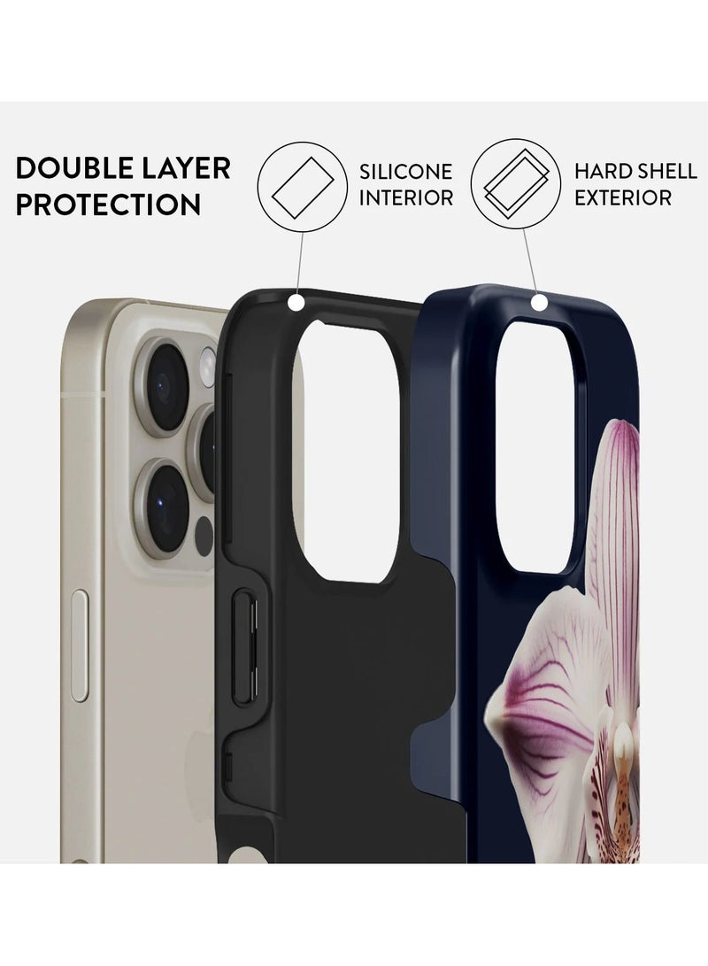BURGA Phone Case Compatible with iPhone 16  Pro - Hybrid 2-Layer Hard Shell + Silicone Protective Case - Luxury Nectar- Scratch-Resistant Shockproof Cover - Image 2