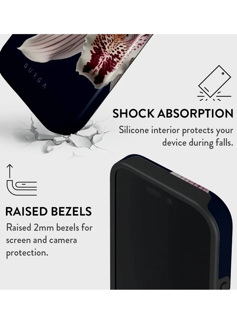 BURGA BURGA Phone Case Compatible with iPhone 16  Pro - Hybrid 2-Layer Hard Shell + Silicone Protective Case - Luxury Nectar- Scratch-Resistant Shockproof Cover