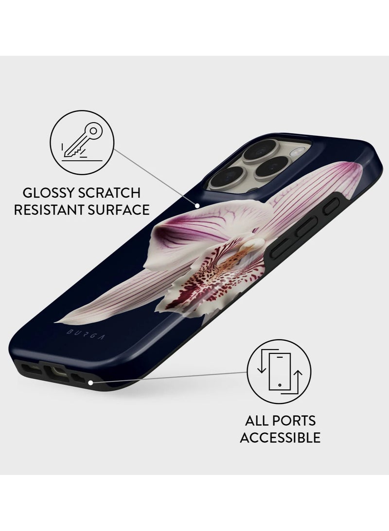 BURGA Phone Case Compatible with iPhone 16  Pro - Hybrid 2-Layer Hard Shell + Silicone Protective Case - Luxury Nectar- Scratch-Resistant Shockproof Cover - Image 3