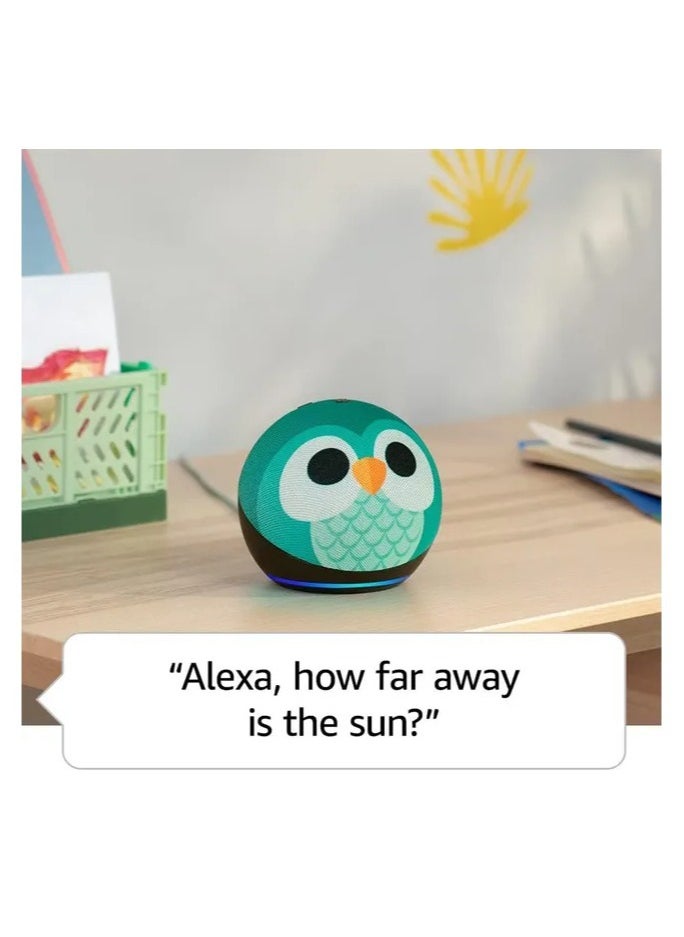 ECHO Smart Home Systems Echo Dot Kids owl shape fifth generation latest version  - Image 5