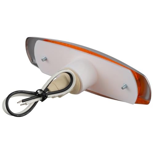 Grote 45663 Yellow Low-Profile Clearance Marker Light with Bezel (Built-in Reflector) - Image 2