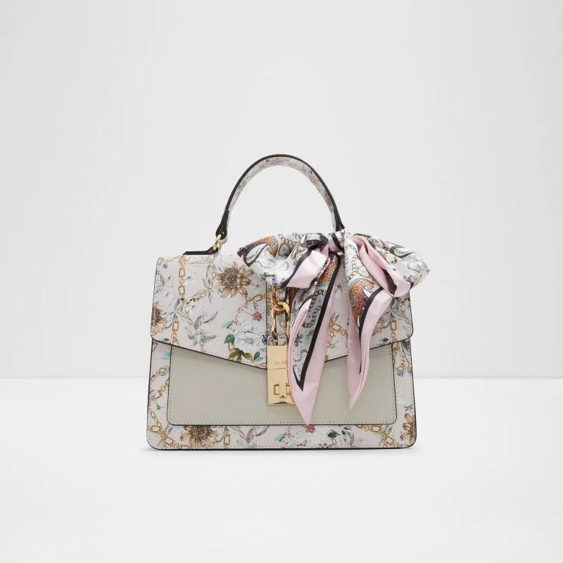 ALDO Cailla Quilted Turn-Lock Satchel Bag