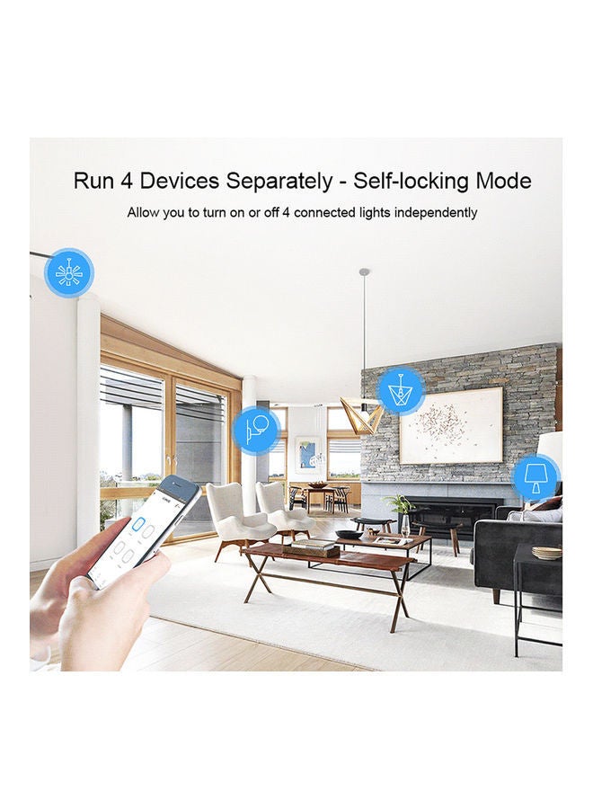 NIBEMINENT Wireless Smart Switch White - Image 2