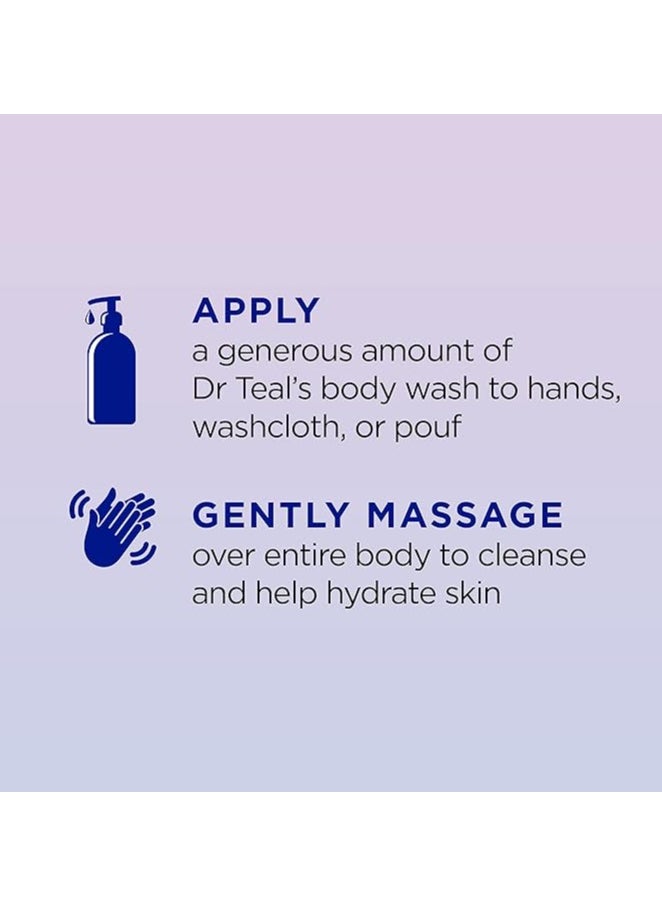 Dr Teal's Dr Teal's Sleep Blend Body Wash with Epsom Salt & Melatonin, Relaxing Formula, 710ml  - Image 3