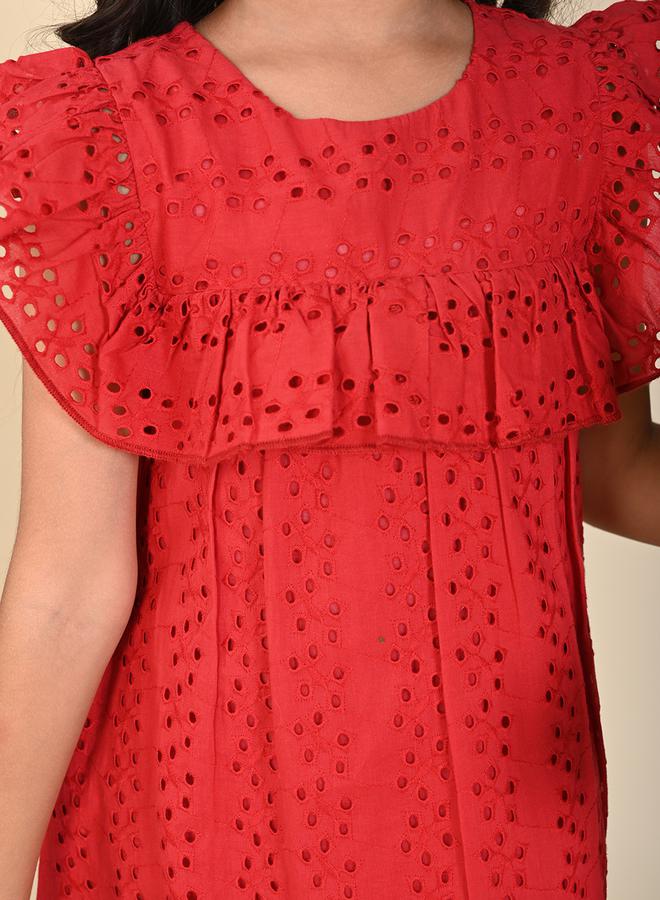 ليل بيكس فستان شيفلي بكشكشة من ستايلي - Image 5