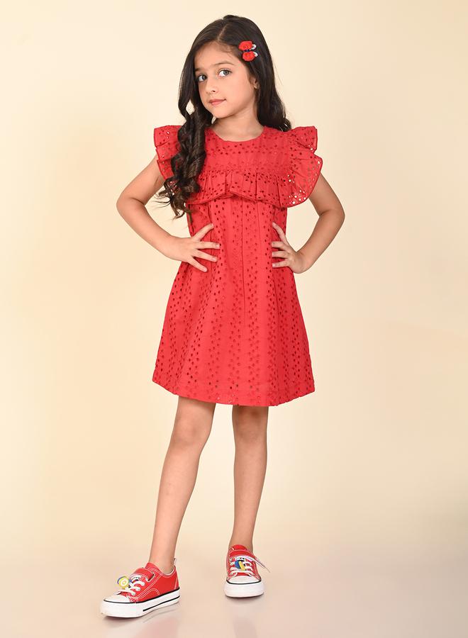 ليل بيكس فستان شيفلي بكشكشة من ستايلي - Image 3