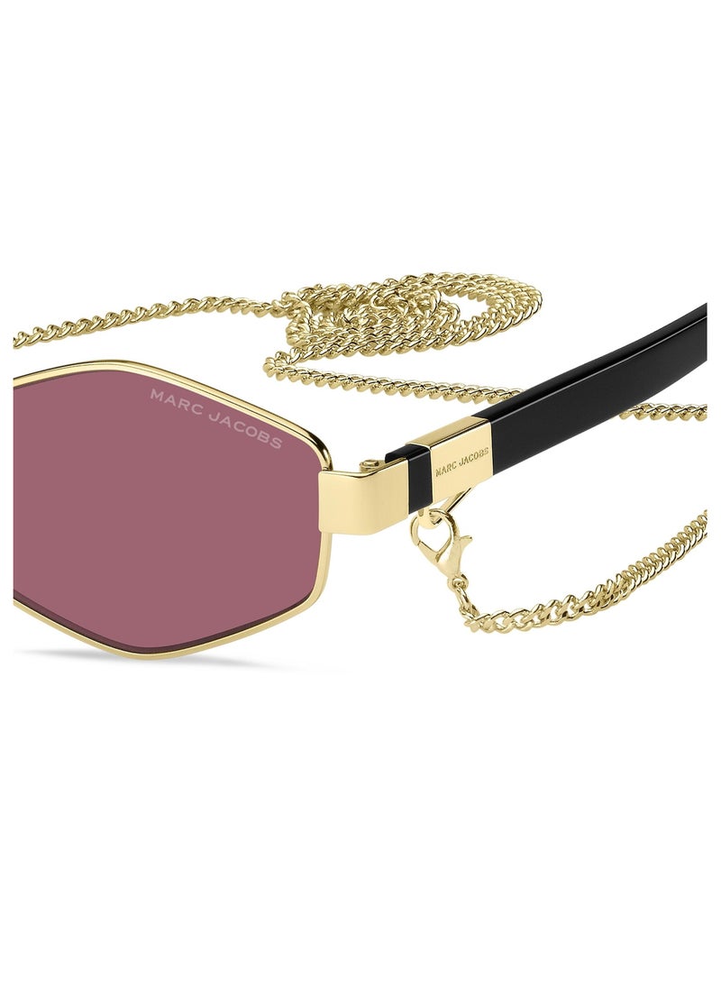 مارك جاكوبس - Marc Jacobs 496/S Y11VC نظارة شمسية نسائية سداسية كاملة الحواف - مقاس العدسة 55 ملم - Image 1