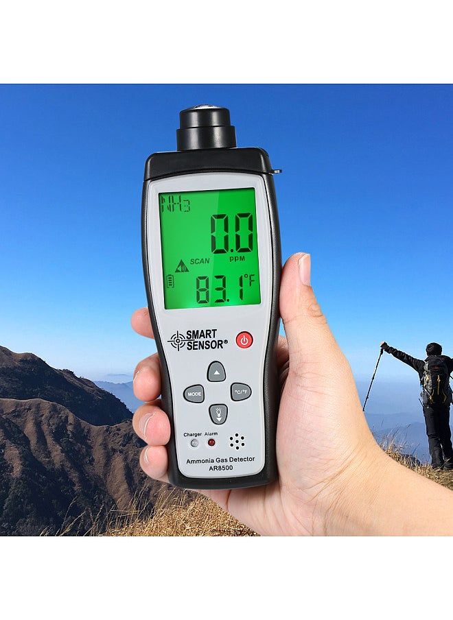 SMART SENSOR - Ammonia Detector Ammonia Gas Meter Digital Portable Automotive Ammonia Gas Tester Monitor NH3 Detector - Image 1