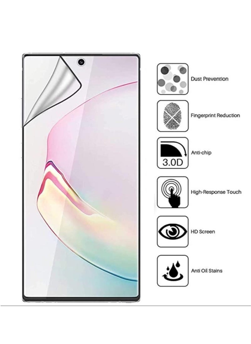 vesus Curved Full Tempered Glass Screen Protector 0.25mm for Samsung Galaxy Note 10 - Black - Image 2