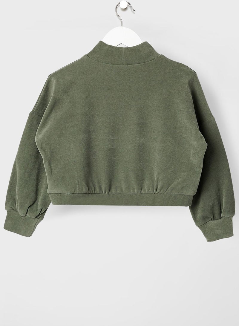 NAME IT Kids Slogan Long Sleeve Sweatshirt  - Image 2