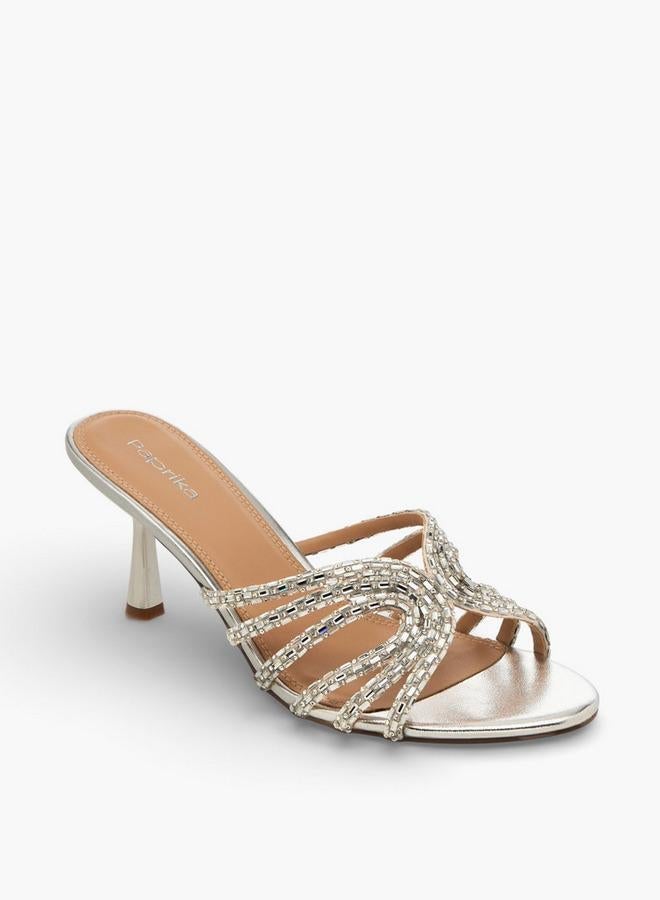 Paprika Women Stiletto Heel Sandals Ramadan Collection - Image 4