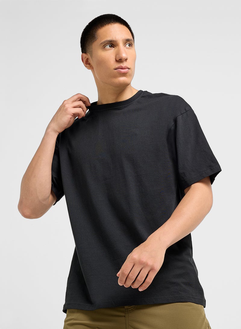 Seventy Five Oversized Crew Neck T-Shirt - Image 2