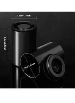 Y&D Plastic Film Canister Holders, Empty 35mm Camera Reel Containers with Lids, Storage Cases for Small Accessories, Film, Keys, Coins, Art Beads, Black, 30 Pack  - Image 5