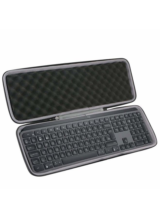 Co2Crea Hard Case Replacement for Logitech MX Keys S/MX Keys Advanced Wireless Illuminated Keyboard (Case for MX Keys Keyboard, Black Case) - Image 1