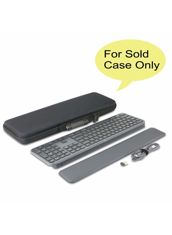 Co2Crea Hard Case Replacement for Logitech MX Keys S/MX Keys Advanced Wireless Illuminated Keyboard (Case for MX Keys Keyboard, Black Case) - Image 2