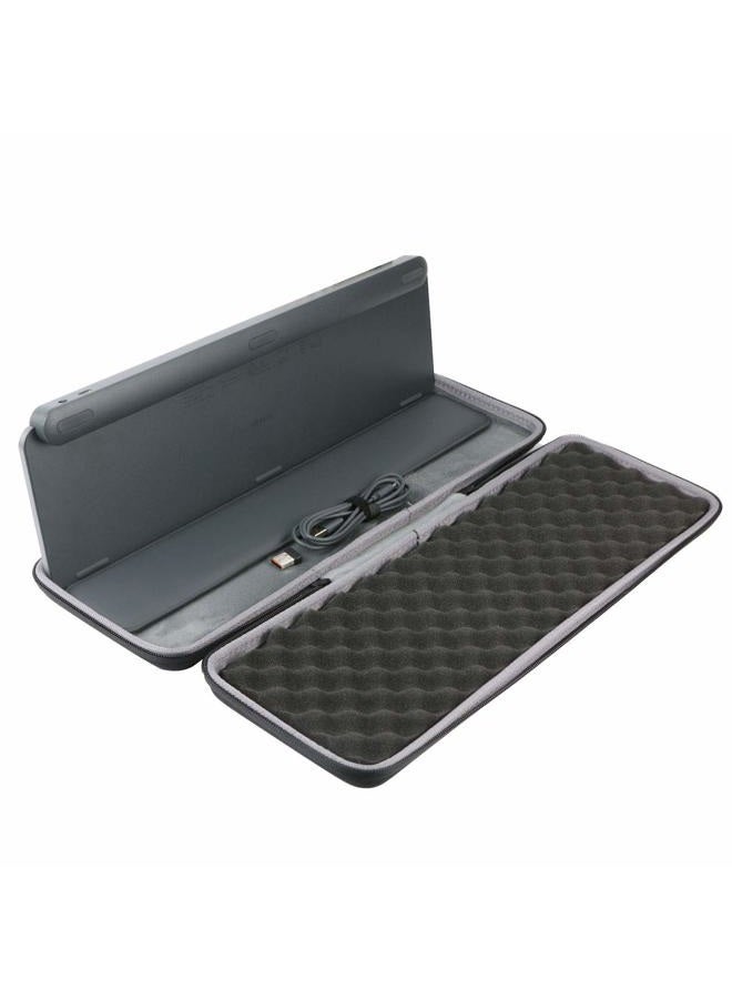 Co2Crea Hard Case Replacement for Logitech MX Keys S/MX Keys Advanced Wireless Illuminated Keyboard (Case for MX Keys Keyboard, Black Case) - Image 4