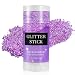 Mysense Purple Body Glitter StickMardi Gras Face Hair GlitterFestival Concert Rave Outfit Accessories for WomenMermaid Sequins Chunky Glitter Makeup056oz - Image 2