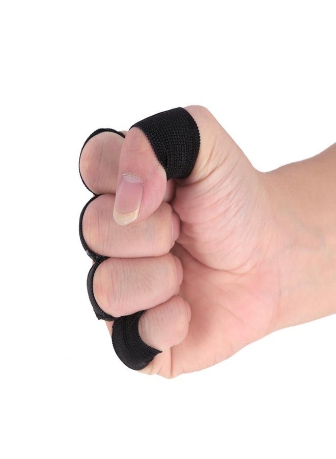 Zerone 10Pcs Finger Protector Sleeve Elastic Compression Finger Protector Braces Support Basketball Sports Aid Arthritis Band Wraps Finger Sleeves for Silicone Finger Protector - Image 5