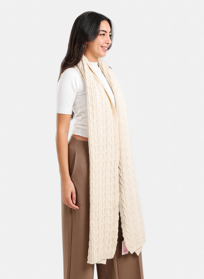 Carina Braided Pattern Scarf - Image 2