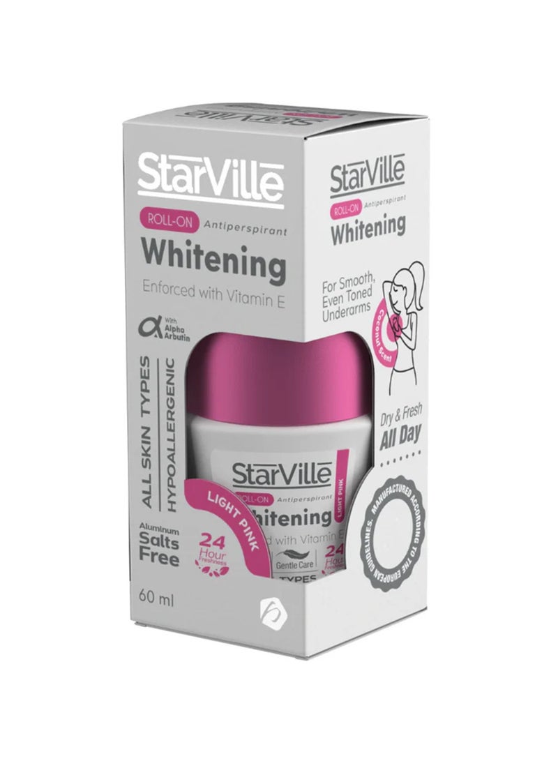 starville ستارفيل رول على لتفتيح البشرة مع فيتامين E جوز الهند 60 مل