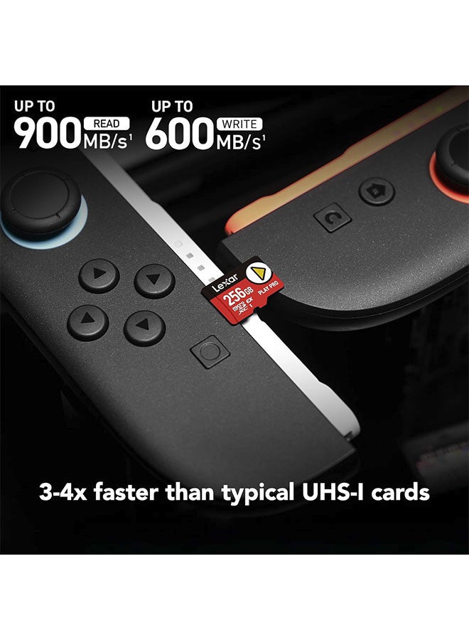 Lexar 256GB Play PRO  Memory Card, UHS-II, Full HD4K, Up to 900/600 MB/s , Compatible w/Nintendo, ASUS ROG Ally, Steam Deck, Gaming - Image 3