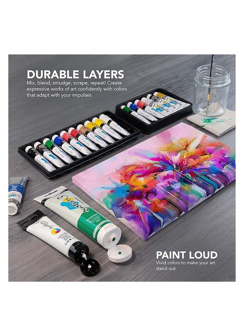 Daler Rowney System3 Acrylic Paint Tube 59ml Silver  - Image 4