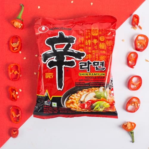 Nongshim Shin Ramyun Korean Style Spicy Noodle Soup Instant Noodles, 21.16 Oz 600 G - Image 5